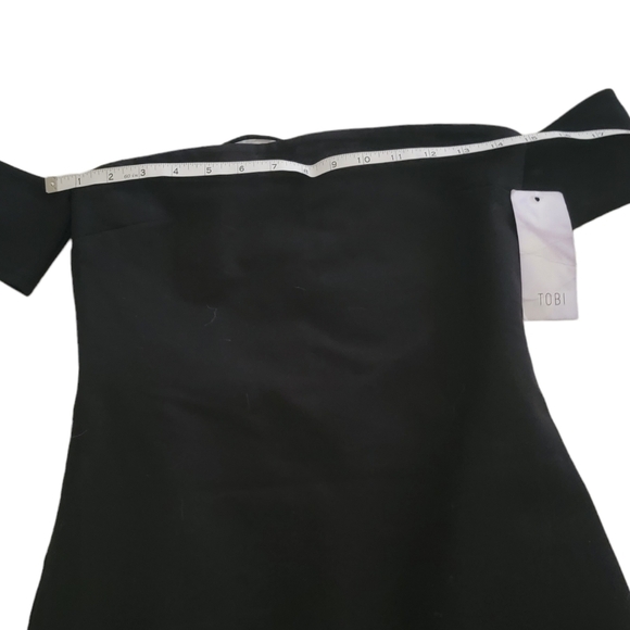 NWT  Tobi Black Dress - Picture 7 of 9